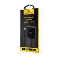 Picture of USB adapter Type-C to HDMI adapter 4K@30Hz, 15 cm, black, GEMBIRD, A-CM-HDMIF-03