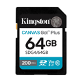 Picture of SD card Kingston 64 GB SDG4/64GB  SDXC,r/w:200/100MB/s, DSLRs, mirrorless cameras, 4K video