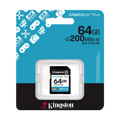 Picture of SD card Kingston 64 GB SDG4/64GB  SDXC,r/w:200/100MB/s, DSLRs, mirrorless cameras, 4K video