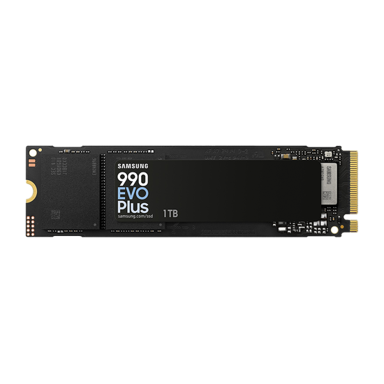 Picture of Samsung SSD 990 EVO PLUS 1TB NVMe MZ-V9S1T0BW Up to 7,150 / 6,300 MB/s sequential read/write speed
