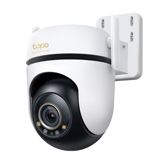 Picture of TP-Link Tapo C530WS Outdoor Pan/Tilt Security Wi-Fi Camera, 3K 5MP (2880x1620), 2.4 GHz, 2 x External Antennas, 1 x Ethernet Port, TAPO-C530WS