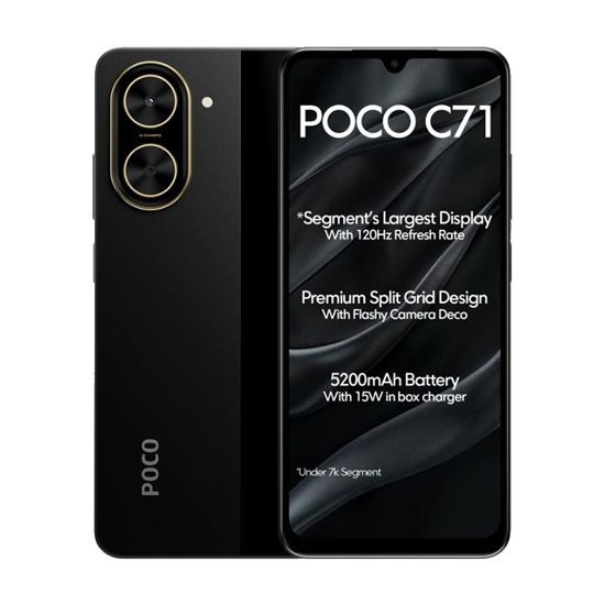 Picture of Mobitel Xiaomi Poco C71 4GB 128GB black