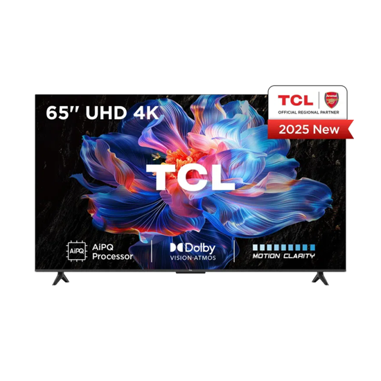 Picture of TCL 65"V6C 4K TV Google OS HDR10 HVA Panel Motion Clarity Dolby Audio; AiPQ Processor; 65V6C