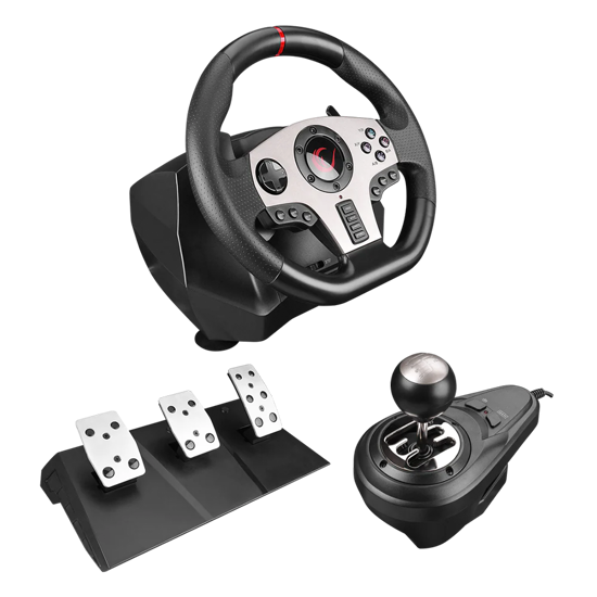 Picture of Volan pedale i shifter gaming RAMPAGE V902 PS3/PS4/PC/XBOXONE/XBOX360/SWITCH Steering Wheel