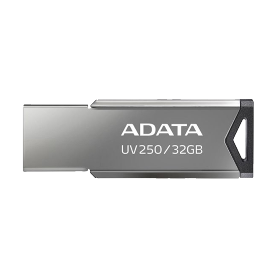 Picture of USB Memory stick Adata 32GB UV250 2.0 Silver Metal Style AUV250-32G-RBK