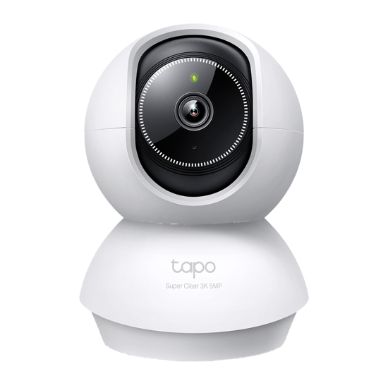 Picture of TP-Link TAPO-C230 Pan/Tilt AI Home Security Wi-Fi Camera, 3K 5MP (2880x1620), 2.4 GHz, Horizontal 360, Pan/Tilt, Smart AI Detection and Notifications 