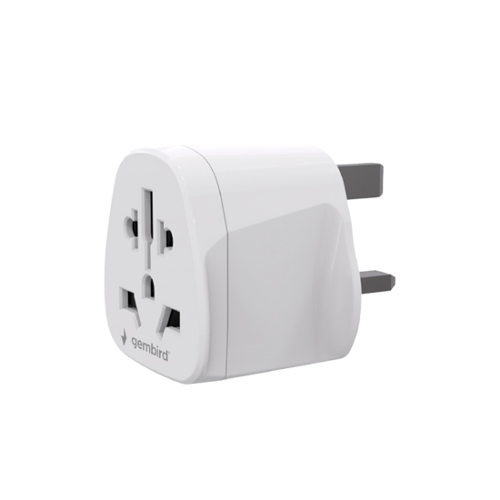 Picture of GEMBIRD univerzalni AC strujni adapter world to UK power adapter plug, 10 A, A-AC-UKMINTF