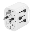 Picture of Univerzalni strujni adapter za sve zemlje + USB + Type-C punjač GEMBIRD, 20 W, white, TPA-EU2A1C15-01-W