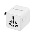 Picture of Univerzalni strujni adapter za sve zemlje GEMBIRD, 20 W, white, TPA-INT-01-W