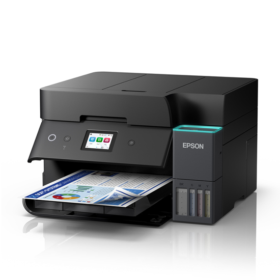 Picture of Printer EPSON EcoTank L6390 print/scan/copy/fax Rez.4.800 x 1.200 dpi. 35str/min Monokrom.23str/min Colour. ADF.Duplex.USB, LAN.WiFi. tinte br.101