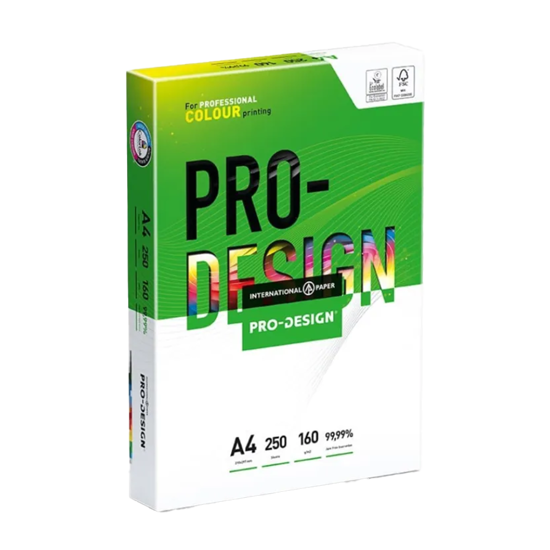 Picture of PAPIR PRO DESIGN A4 160g  250/1 SYLVAMO