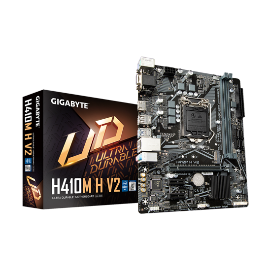 Picture of GIGABYTE MB H410M H V2 1.0 Intel H410;LGA1200;2xDDR4 VGA,HDMI,micro ATX