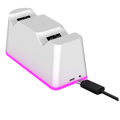 Picture of Charging Station gaming RAMPAGE RP-PS5 PlayStation 5 RGB Lighted Fast Charging Station, 37087