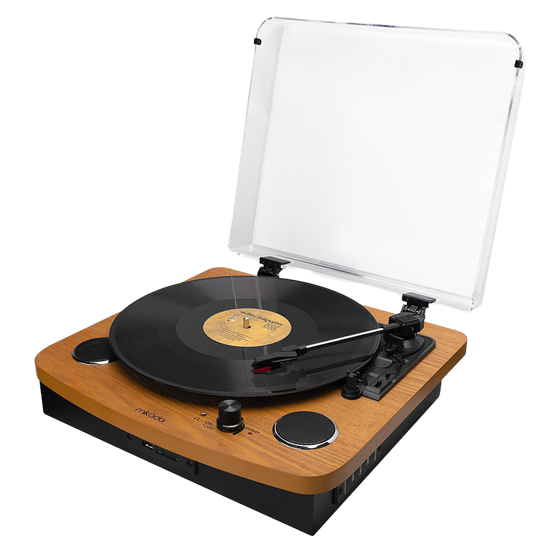 Picture of Gramofon Mikado Nostalgia MN-P235 VOYAGER Turntable Wooden USB-BT 3.5mm AUXIN, 35717