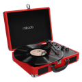 Picture of Gramofon Mikado Nostalgia MN-P317 Red Turntable + Rca + Bluetooth Supported Music Box, 23651