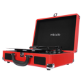 Picture of Gramofon Mikado Nostalgia MN-P317 Red Turntable + Rca + Bluetooth Supported Music Box, 23651