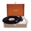 Picture of Gramofon UMIE Vintage UM-P353 Turntable Music Box with Bluetooth and 3.5mm AUXIN & RCAO Support, 37925