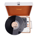 Picture of Gramofon UMIE Vintage UM-P353 Turntable Music Box with Bluetooth and 3.5mm AUXIN & RCAO Support, 37925