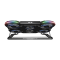 Picture of Postolje za notebook gaming Rampage PROTE R6 RGB Lighted Notebook Cooler Stand with Phone Holder and 6 Fans, 39395