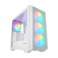 Picture of Kućište gaming RAMPAGE CRAFT White Mesh Type-C*1 Usb3.0*2 HD Audio 1*14CM 3*12CM ARGB Fan ATX Mid-T, 39988