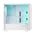 Picture of Kućište gaming RAMPAGE CRAFT White Mesh Type-C*1 Usb3.0*2 HD Audio 1*14CM 3*12CM ARGB Fan ATX Mid-T, 39988