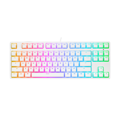 Picture of Tastatura gaming RAMPAGE KB-R136 GHOST Mechanical White Type-C red switch US Layout RGB pudding keycaps, 36816