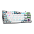 Picture of Tastatura gaming RAMPAGE SNUG K14 White/Gray Red Switch Mechanical Gaming Keyboard ENGLISH Layout English Rainbow TKL, 41852
