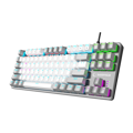 Picture of Tastatura gaming RAMPAGE SNUG K14 White/Gray Red Switch Mechanical Gaming Keyboard ENGLISH Layout English Rainbow TKL, 41852