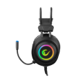 Picture of Slušalice sa mikrofonom gaming RAMPAGE RM-K19 RAGING PLUS Black USB 7.1 Version RGB Led Gaming Headset with Microphone, 32915