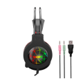 Picture of Slušalice sa mikrofonom gaming Snopy SN-GX7 CRAZY Black USB Led Microphone Headset, 31380