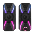 Picture of Zvučnici 2.0 gaming RAMPAGE RMS-X5 2.0 Black Multimedia Gaming USB Speaker, 39545