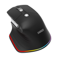 Picture of Miš Everest SMW- 178 Handy 2in1 Bluetooth 2,4GHz Black Rechargeable 4000 DPI Horizontal/Vertical Wheel Ergonomic RGB Mouse, 41042