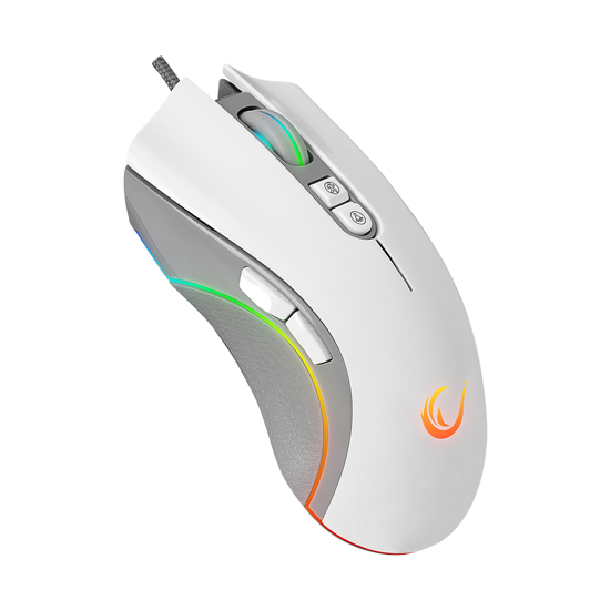 Picture of Miš gaming RAMPAGE SMX-R22 PhoenIX V2 White 7 key RGB 12800DPI, 39102