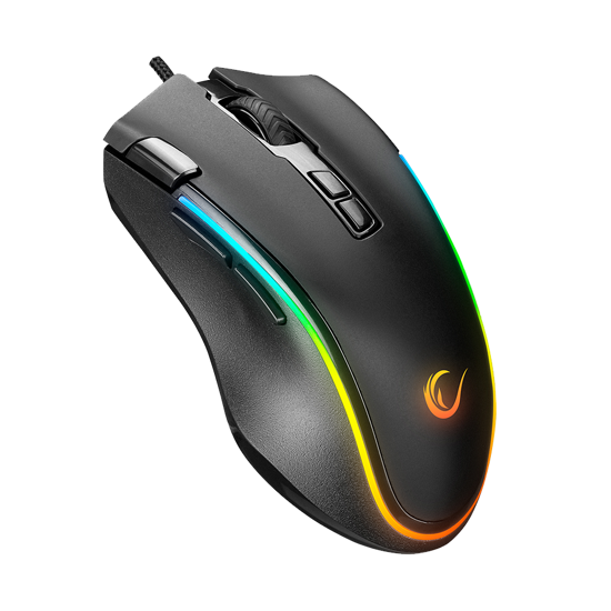 Picture of Miš gaming RAMPAGE SMX-G72 GREEDY 8 KEYS, Double Click Real RGB Backlit,Macro Programable, 33362