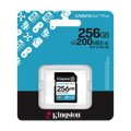 Picture of SD card Kingston 256 GB SDG4/256GB  SDXC,r/w:200/160MB/s, DSLRs, mirrorless cameras, 4K video