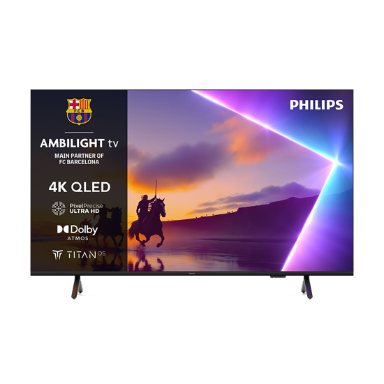 Picture of Philips TV 55" 55PUS8510 4K Qled Titan OS; AMBILIGHT TV; Pixel Precise Ultra HD; Dolby Atmos