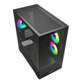 Picture of Kućište SHARKOON gaming, MK6 RGB Black mATX, ventilator 3x120mm