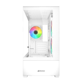 Picture of Kućište SHARKOON gaming, MK6 RGB White mATX, ventilator 3x120mm