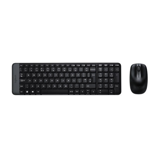 Picture of Tastatura+miš bežično Logitech MK220, crno, USA 920-003161