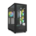 Picture of Kućište SHARKOON gaming, Rebel C60 RGB Black ATX, ventilator 4x120