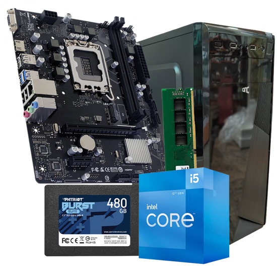 Picture of GNC BUSINESS 3 i5-12400 2.5GHz, MB H610, SSD 480GB, DDR4 16GB, Kucište office, WIN 11 PRO, OFFICE PRO PLUS 2019