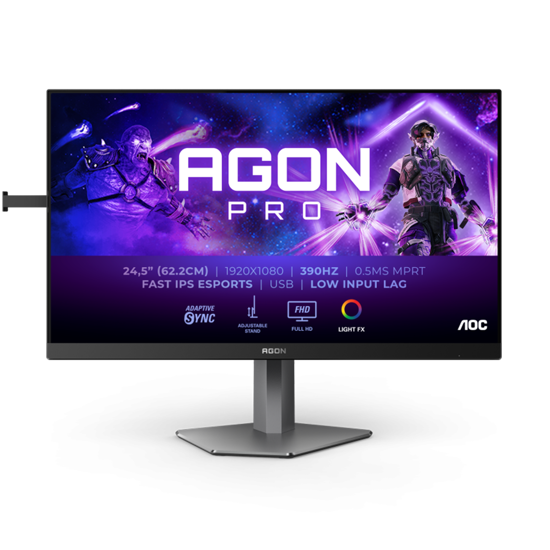 Picture of MONITOR AOC AG256FS IPS 1920x1080, 24.5" 390Hz 0.3ms
