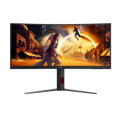 Picture of MONITOR AOC Gaming CU34G4 Curved 34" Fast VA, 3440x1440, 180Hz, 0.5ms MPRT (1ms GtG), 300 cd/m2, 2500:1, 1500R, Adaptive Sync, FreeSync Premium, HDR10