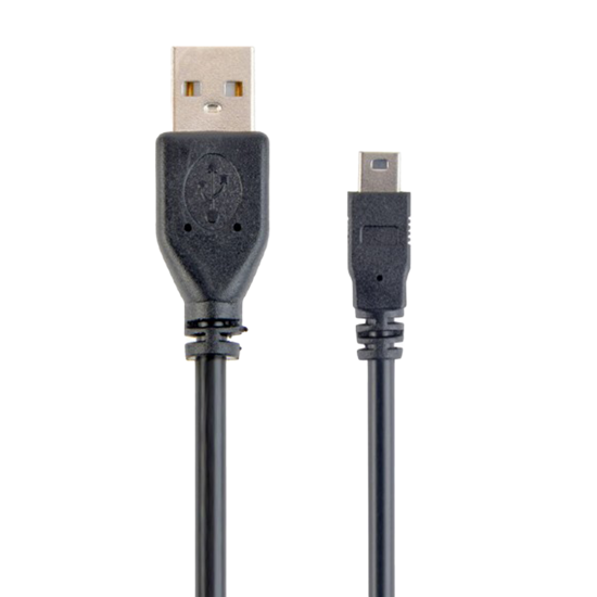 Picture of USB 2,0 PRO kabal A-mini 5PM 30cm, GEMBIRD CCP-USB2-AM5P-1