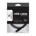 Picture of USB 2,0 PRO kabal A-mini 5PM 30cm, GEMBIRD CCP-USB2-AM5P-1