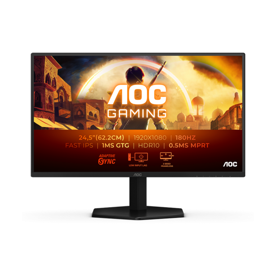 Picture of Monitor AOC 25G42E Gaming 24.5" 1ms IPS Premium HDR10 HDMI DP FullHD 180Hz