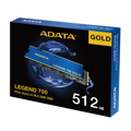 Picture of SSD ADATA 512GB NVMe LEGEND 700 PCIe Gen3 x4 M.2 2280 speed up to 2,000/1,600MB/s ALEG-700-512GCS