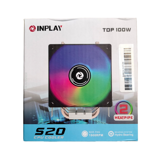Picture of CPU hladnjak INPLAY CPU Cooler S20, LGA 115x, 1200, 17xx, 1366, AMD AM3, AM4, AM5
