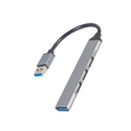 Picture of USB HUB 4-port USB hub (USB3 x 1 port, USB2 x 3 ports), silver GEMBIRD UHB-U3P1U2P3-02