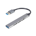 Picture of USB HUB 4-port USB hub (USB3 x 1 port, USB2 x 3 ports), silver GEMBIRD UHB-U3P1U2P3-02